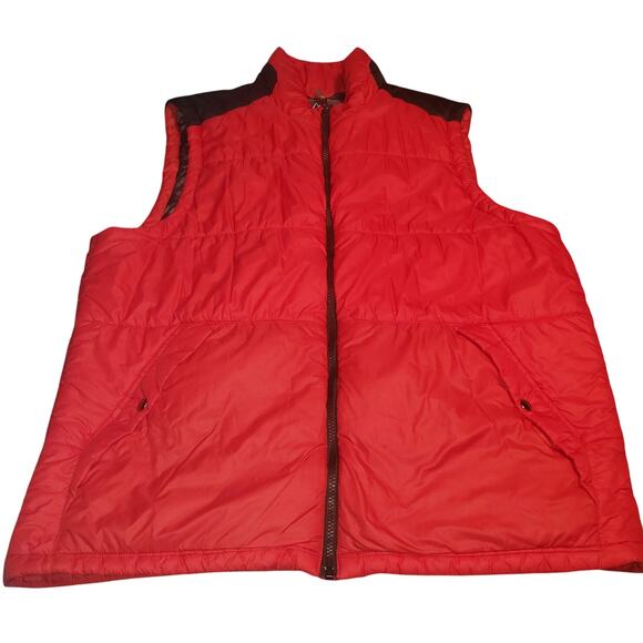 Alpine Design XL Puffer Vest Outdoor Full Zip Nylon Shell Poly Fill TINY FLAWs - Picture 1 of 9